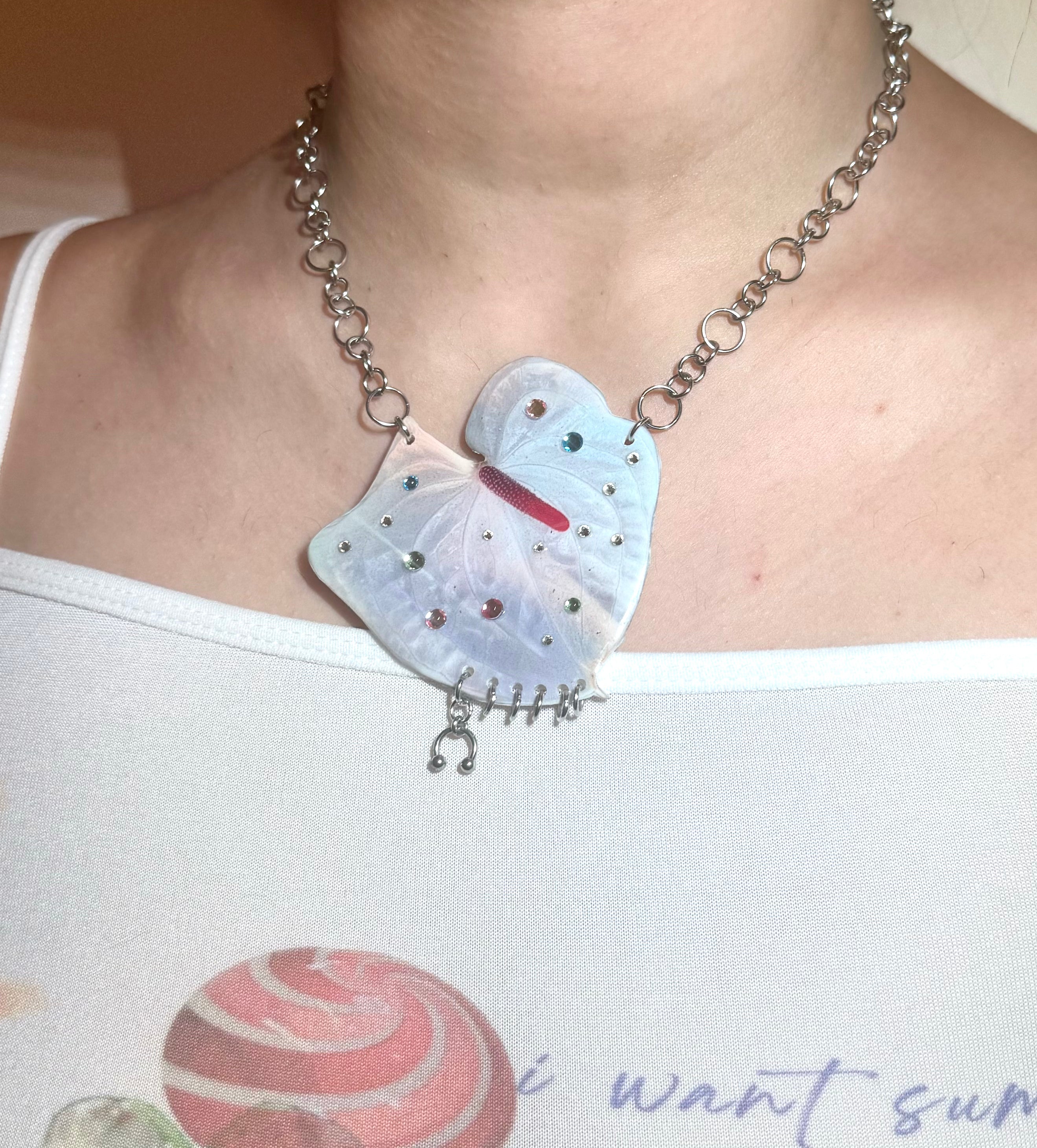 Anthurium Necklace