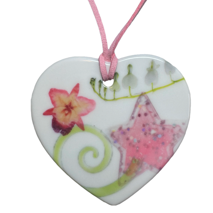heart charm necklace 9