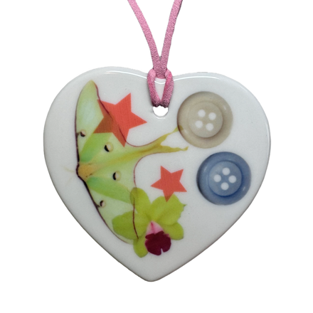heart charm necklace 4