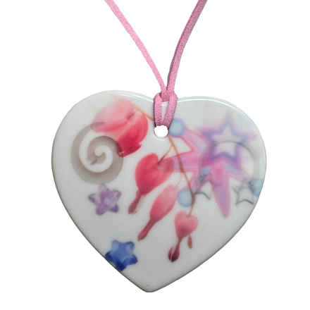 heart charm necklace 2