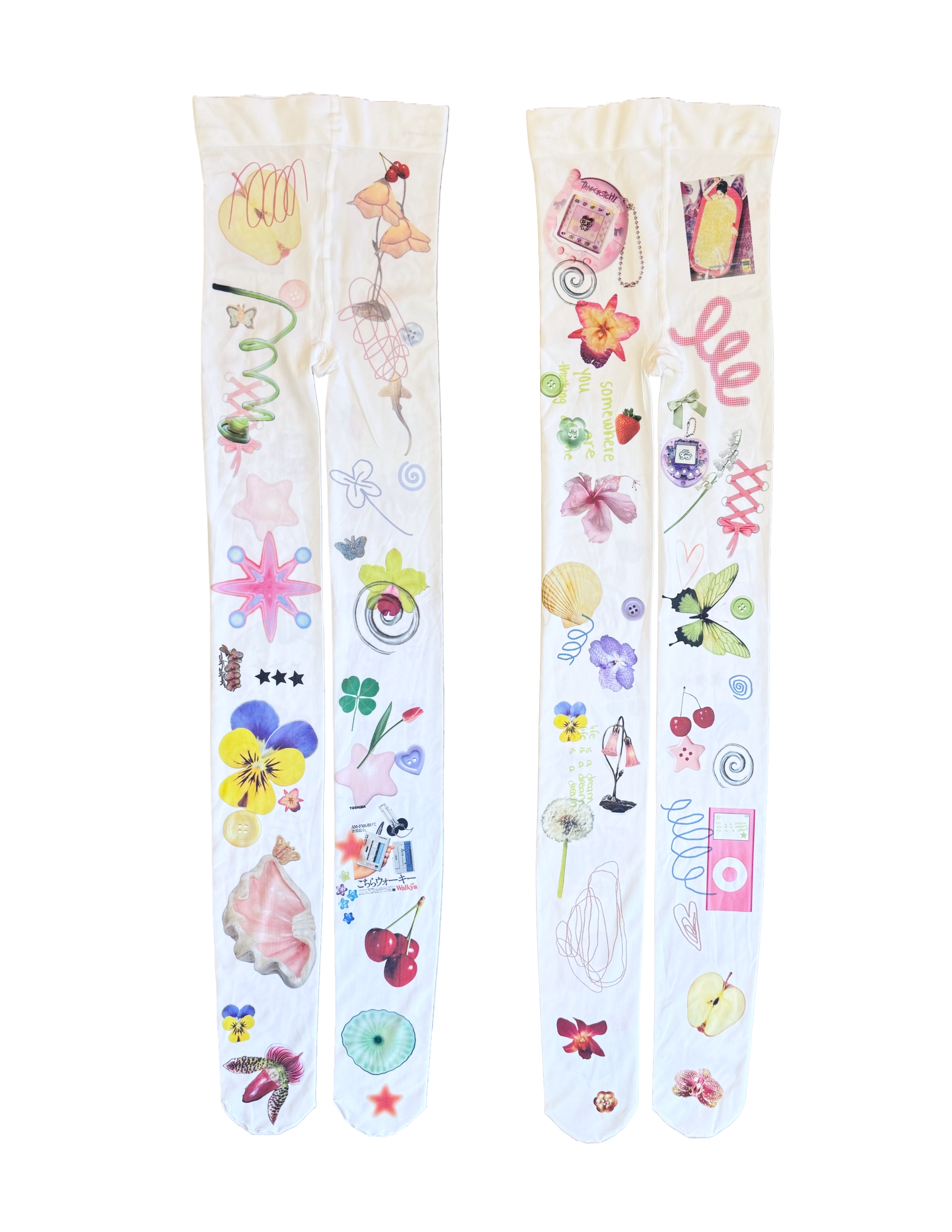Collage Tights 5 (L-XL)