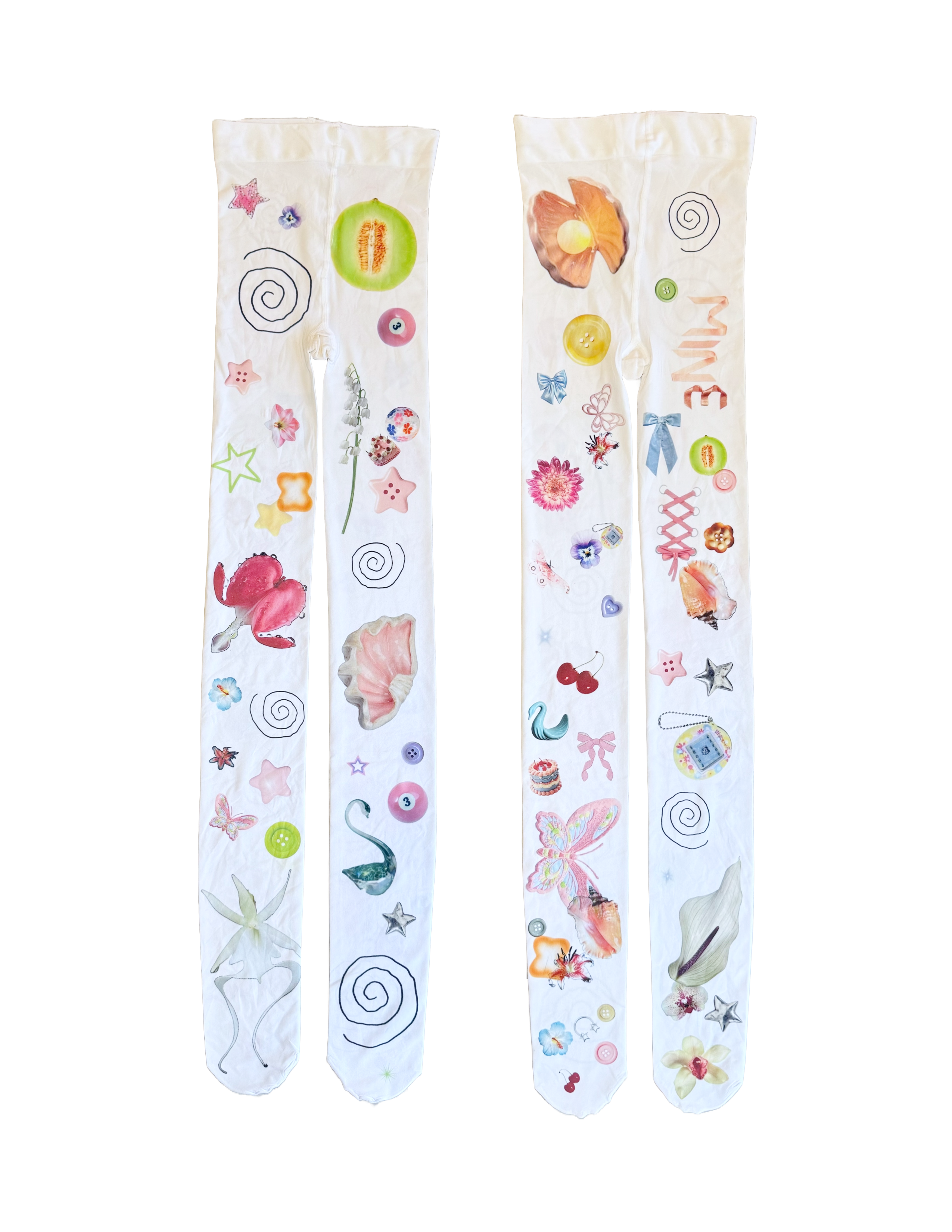 Collage Tights 6 (XS-M)