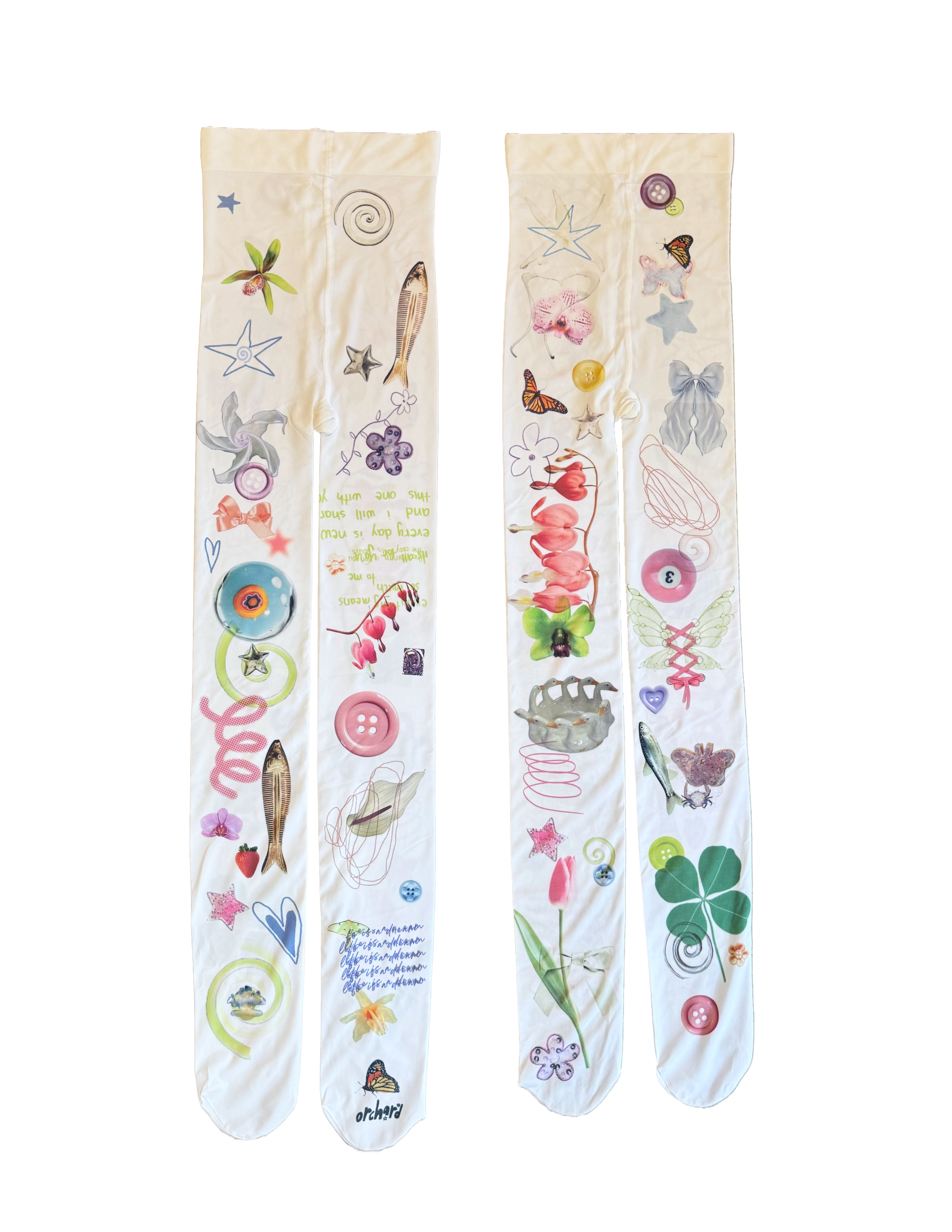 Collage Tights 7 (XL-XXXL)