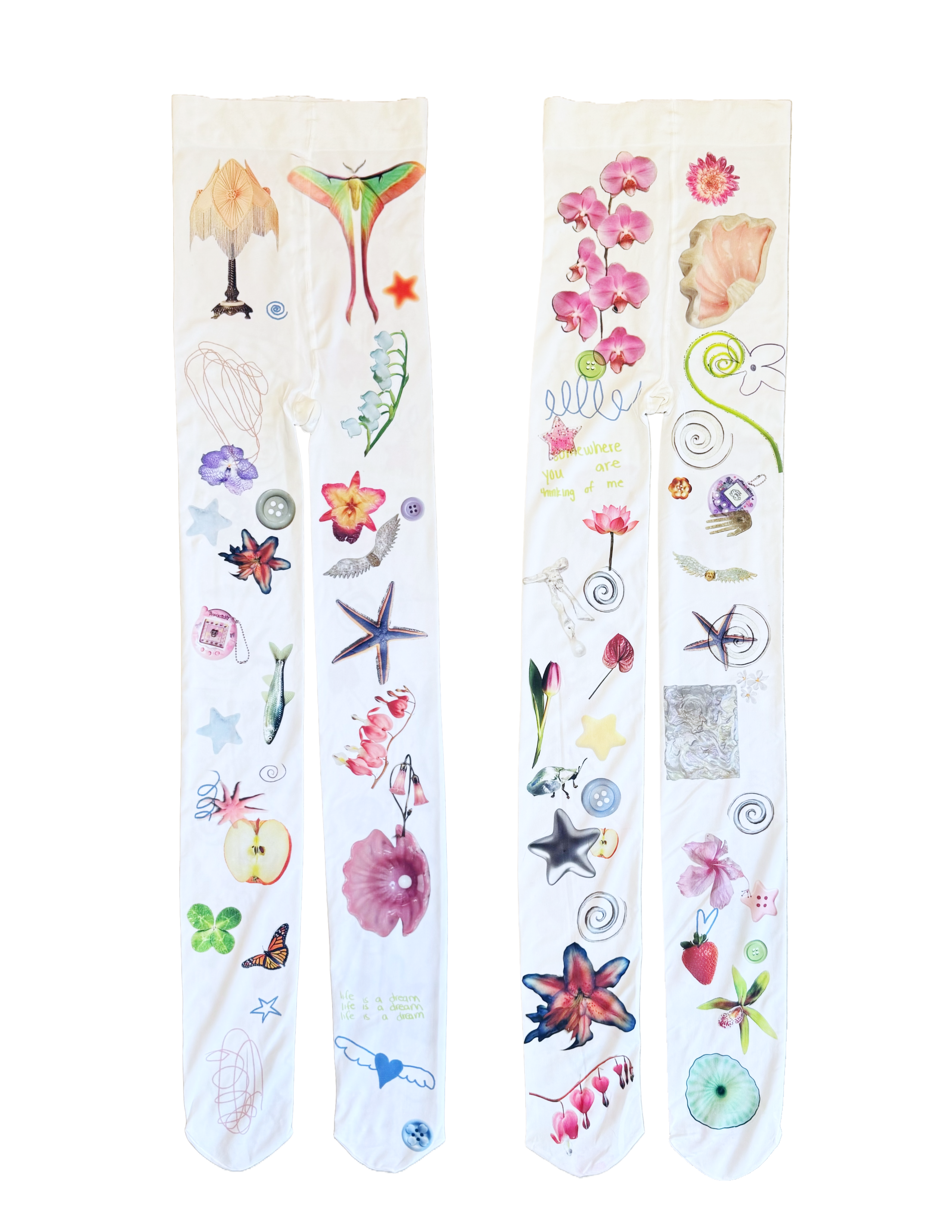 Collage Tights 11 (XL-XXXL)