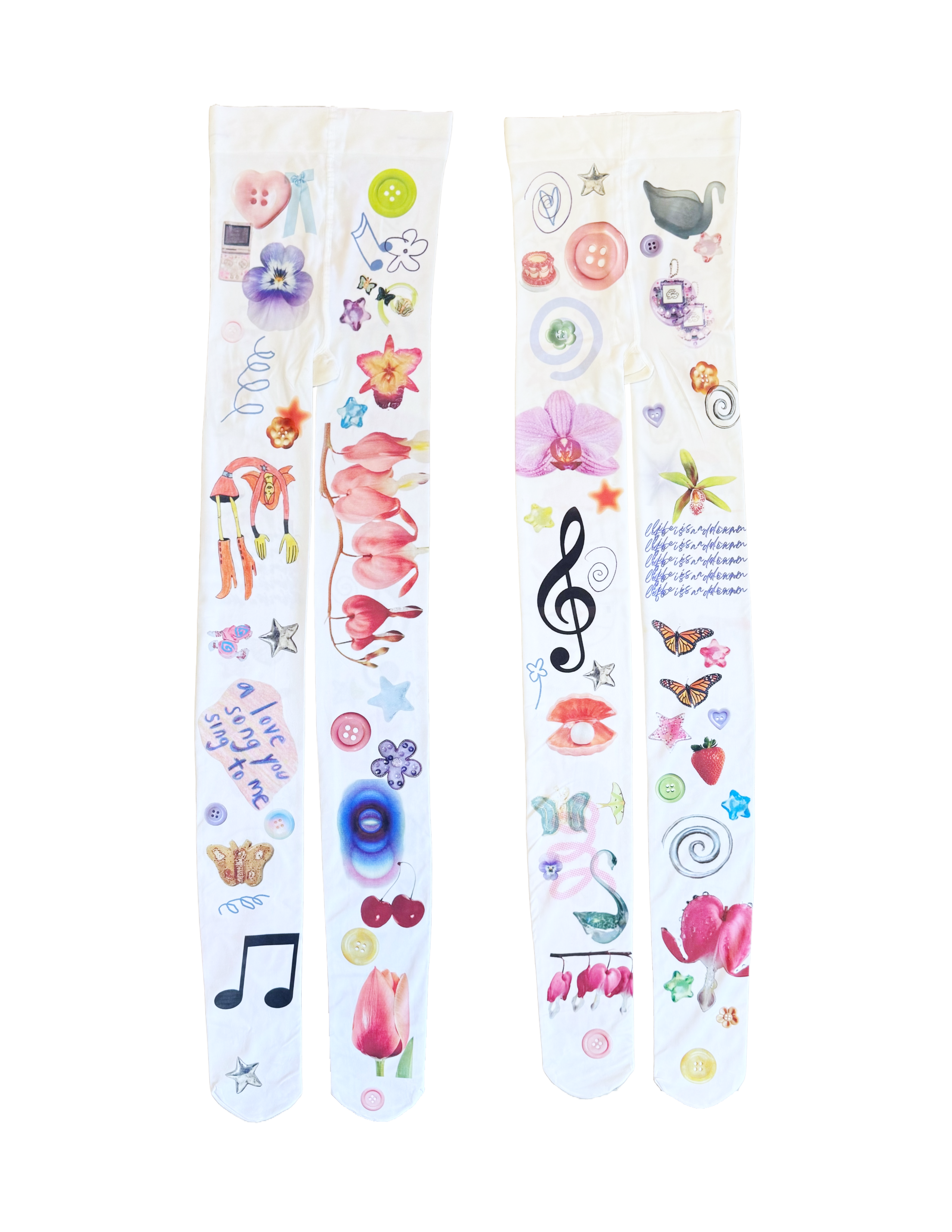 Collage Tights 14 (L-XL)