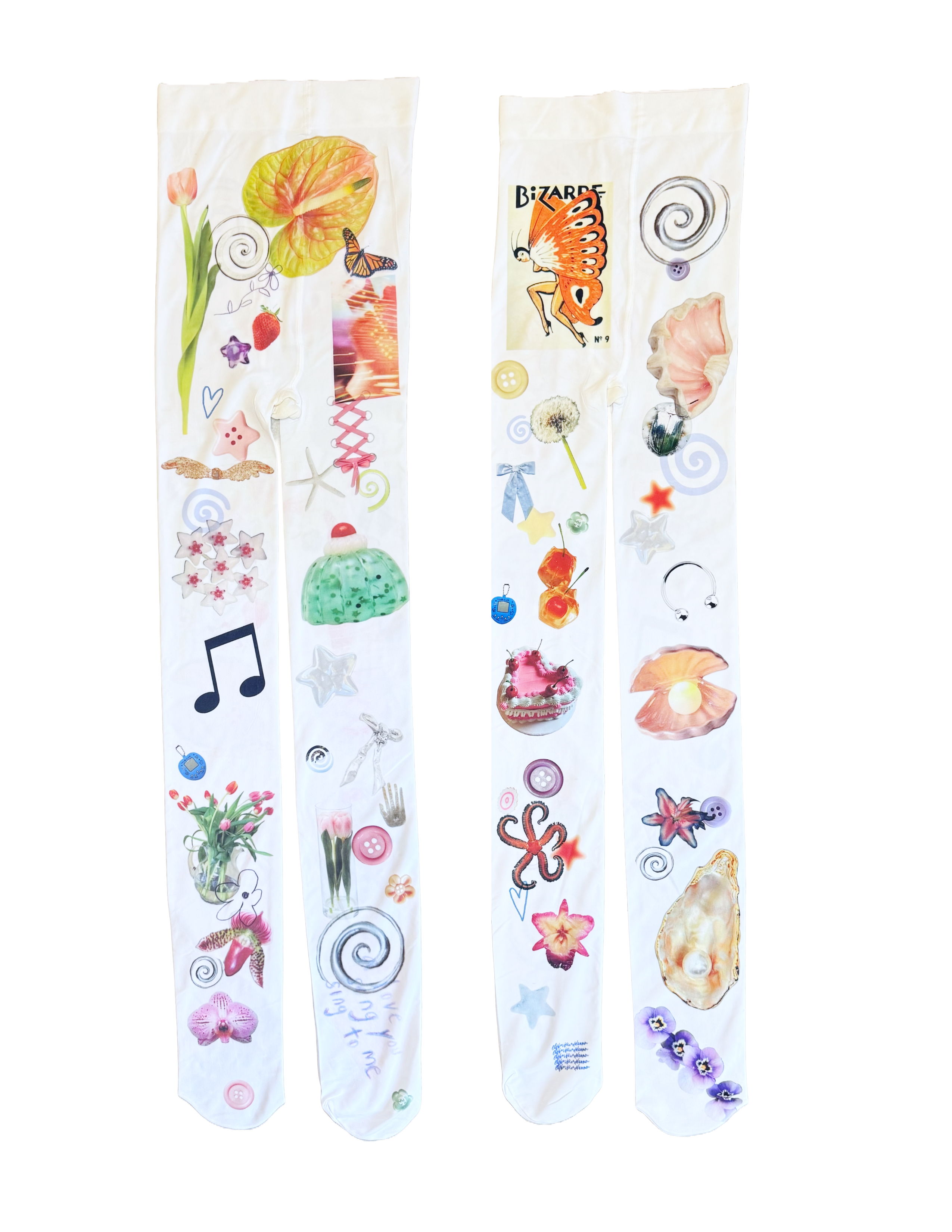 Collage Tights 4 (XL-XXXL)