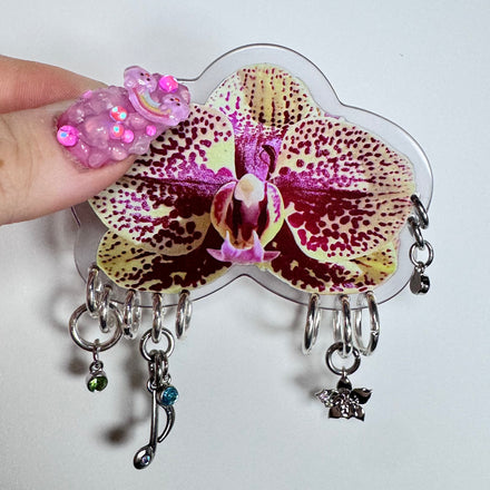 Pierced Orchid Hairclip 9