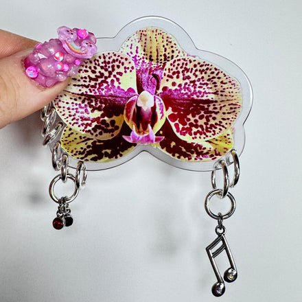 Pierced Orchid Hairclip 7