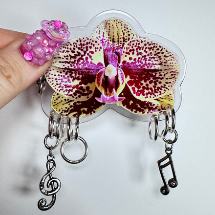 Pierced Orchid Hairclip 6