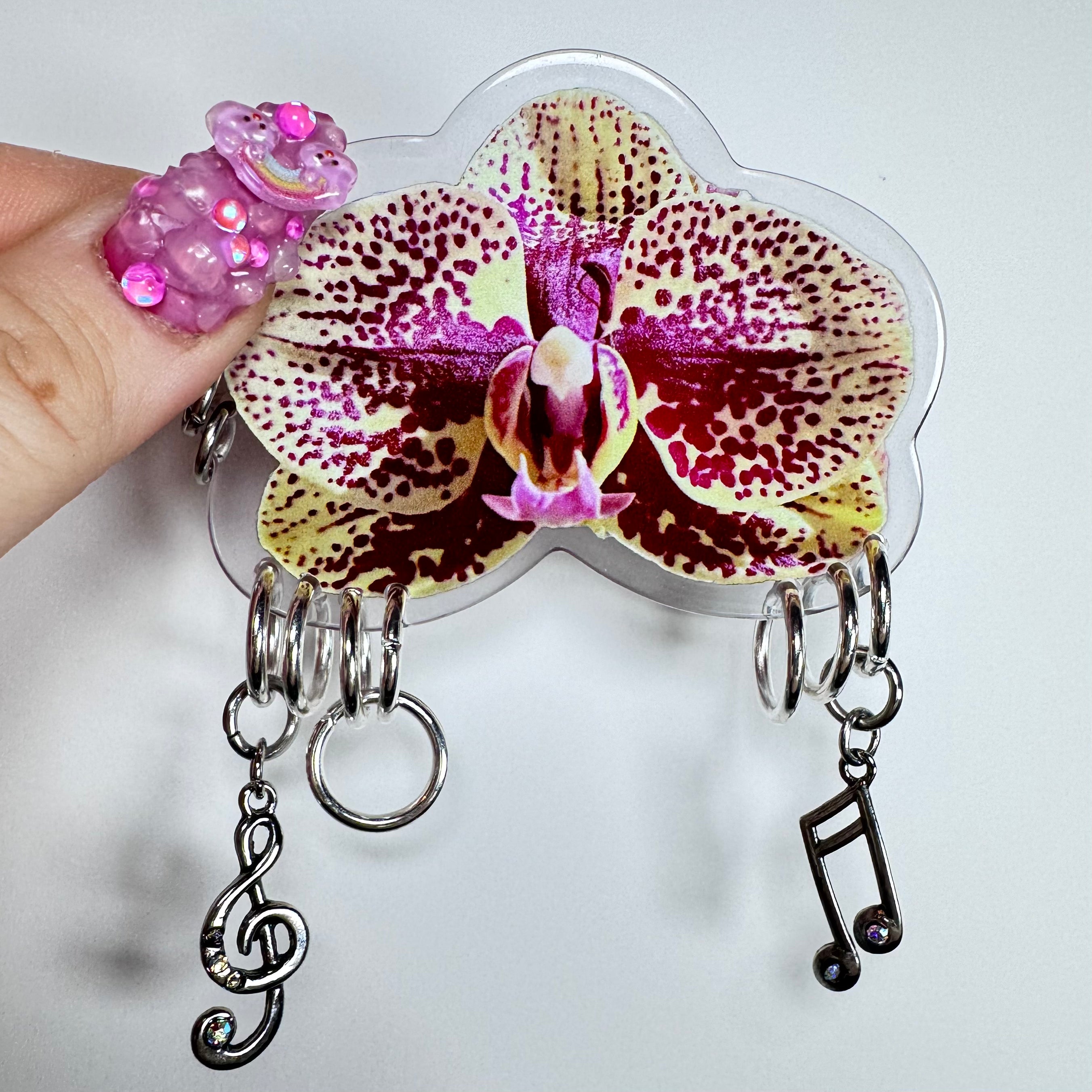 Pierced Orchid Hairclip 6
