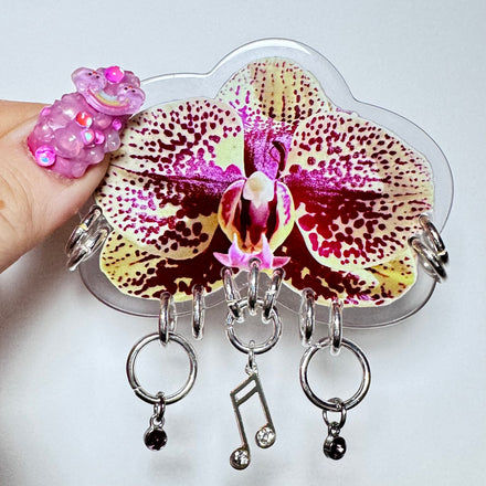 Pierced Orchid Hairclip 3