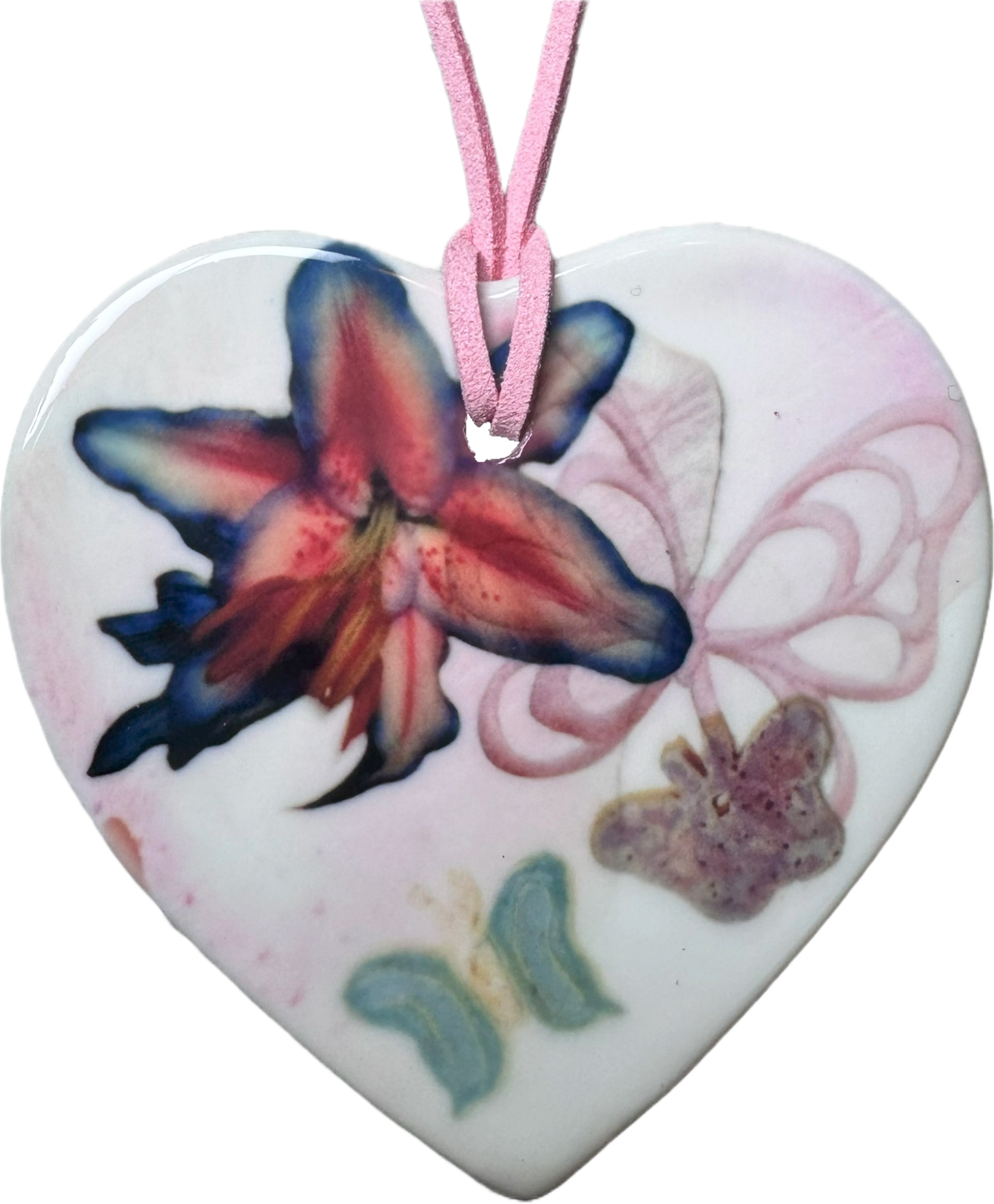 heart charm necklace m