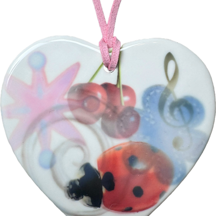 heart charm necklace i