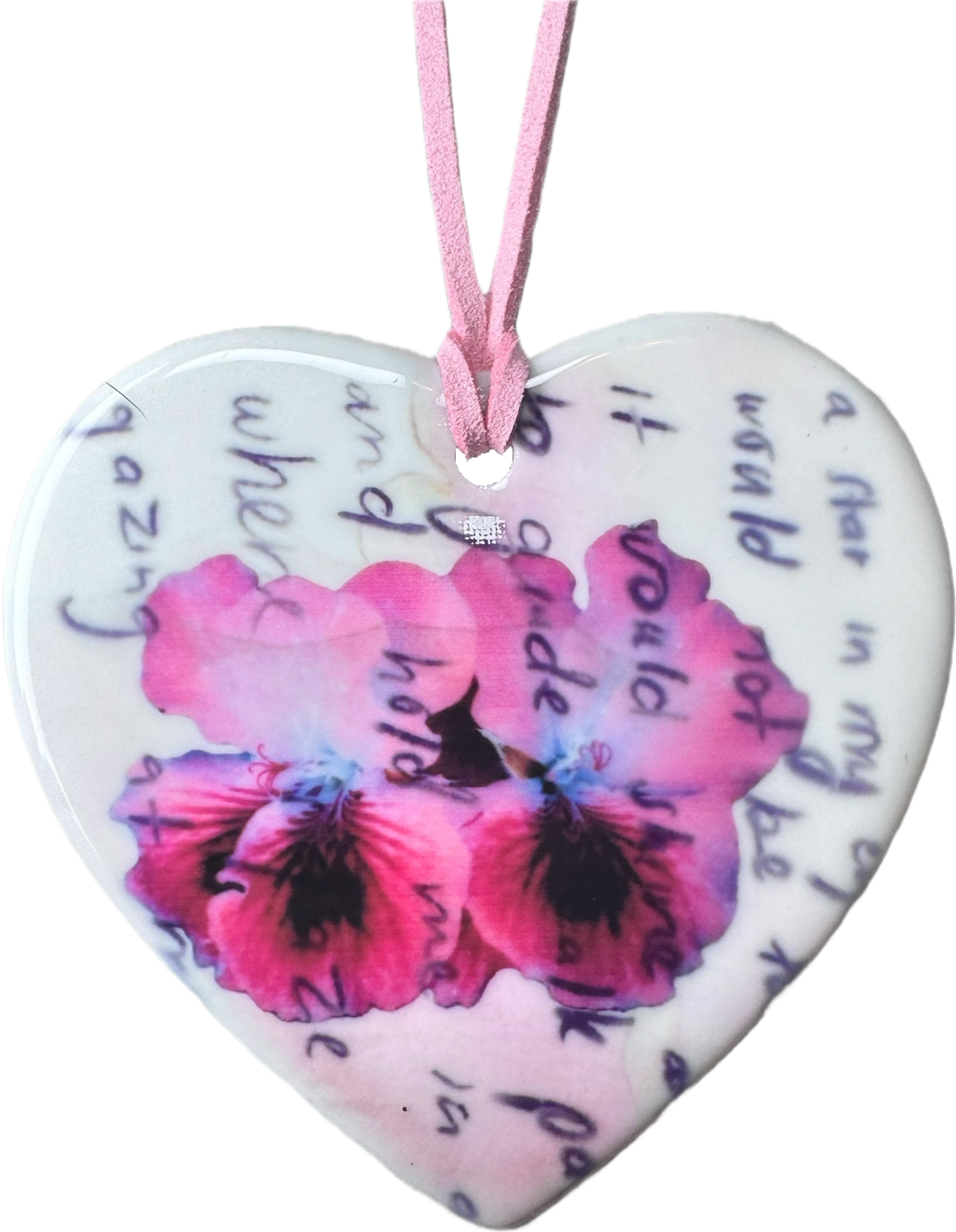 heart charm necklace b