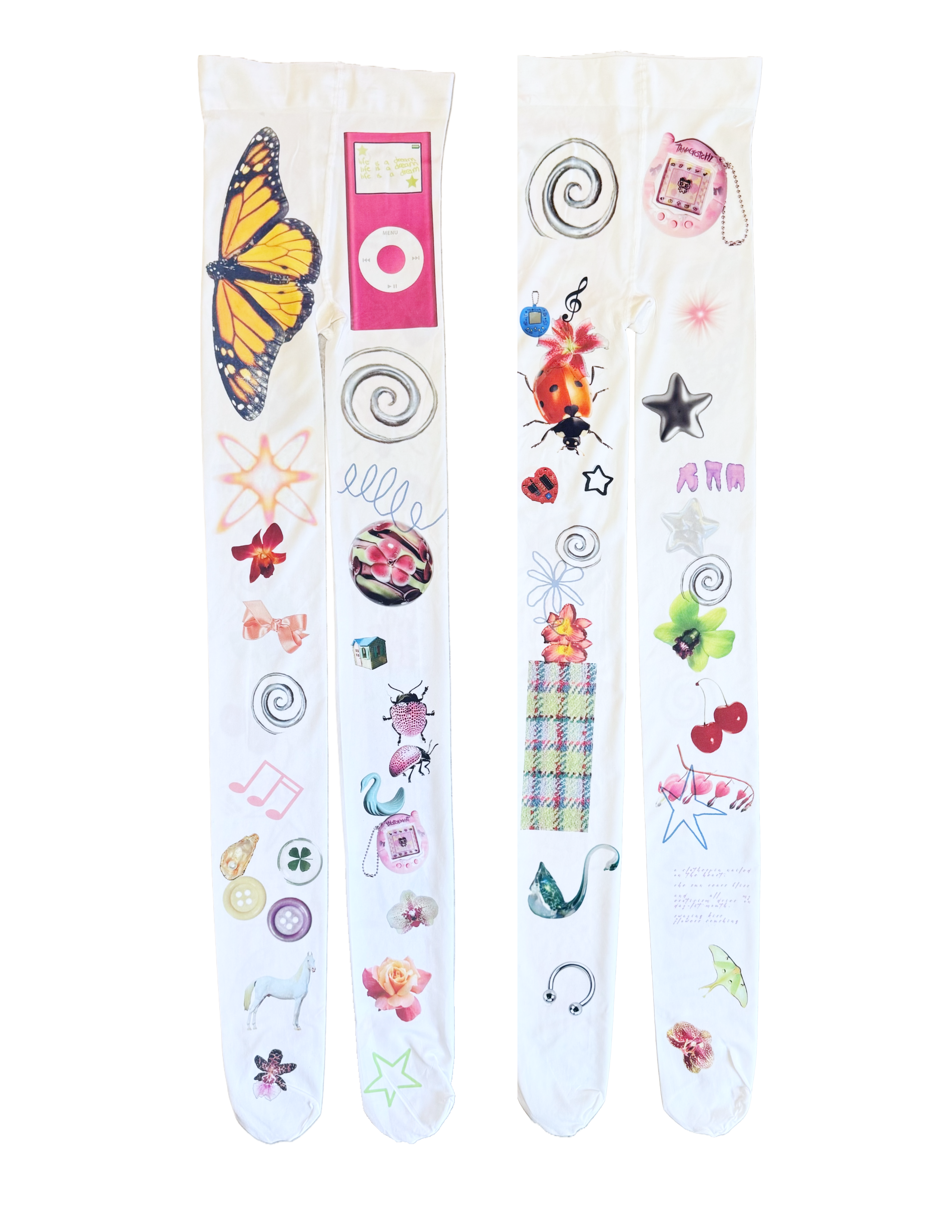 Collage Tights 1 (L-XL)