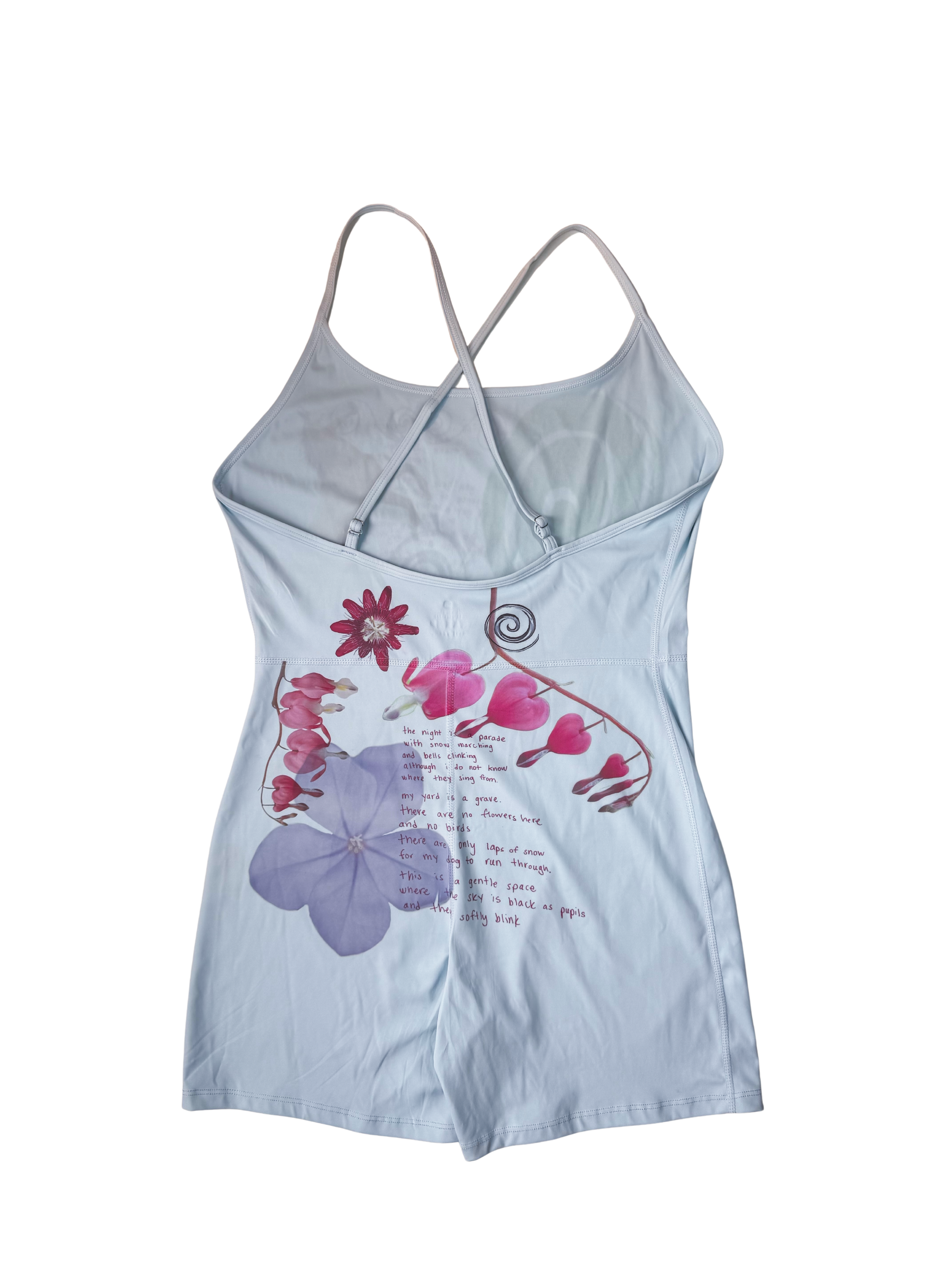 orchard*active blue sports romper m
