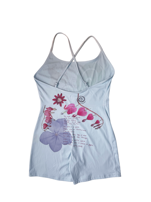 orchard*active blue sports romper m