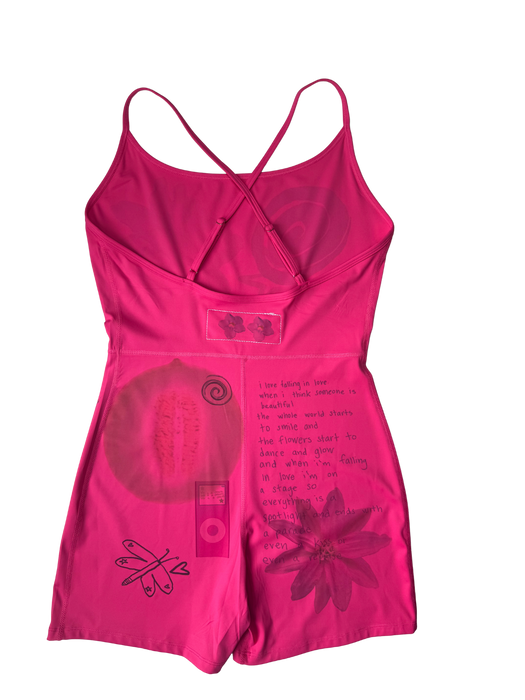 orchard*active pink sports romper m