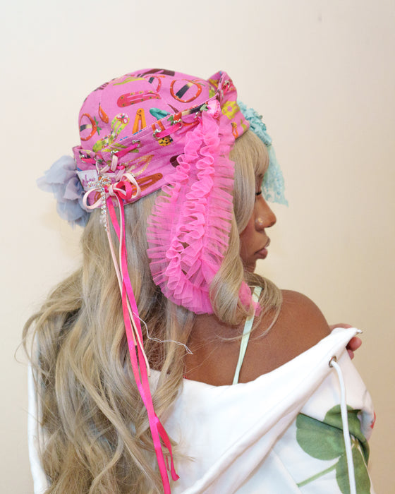 Purple Flower Sailor Hat