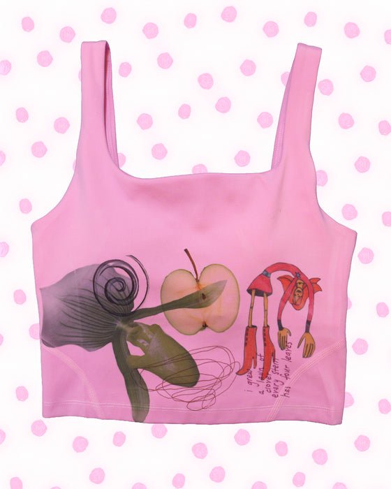 Pink Sports Tank - Size Medium