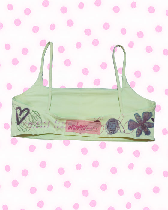 Green Sports Bra - Size Large