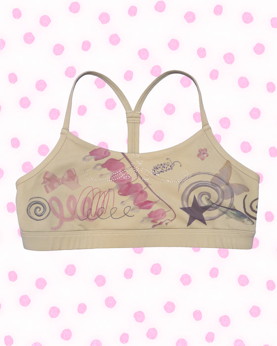 Tan Sports Bra - Size Small