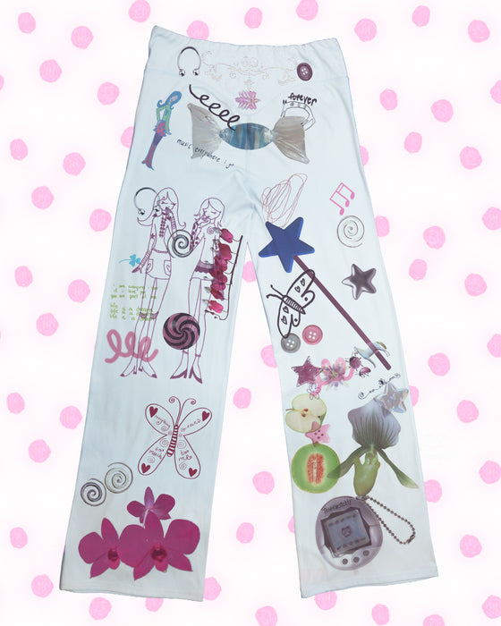Blue Yoga Flares - Size Small