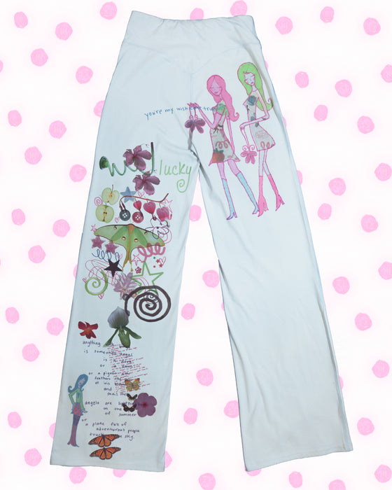 Blue Yoga Flares - Size Small