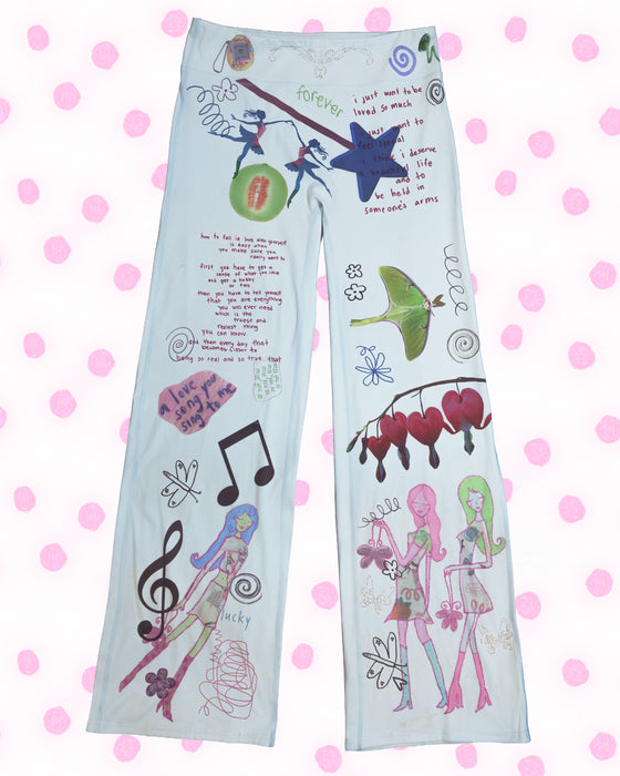 Blue Yoga Flares - Size Large