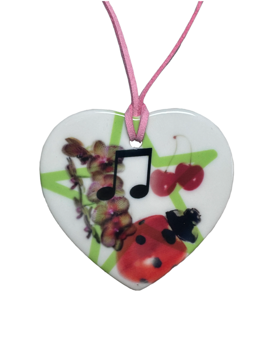 heart charm necklace 8