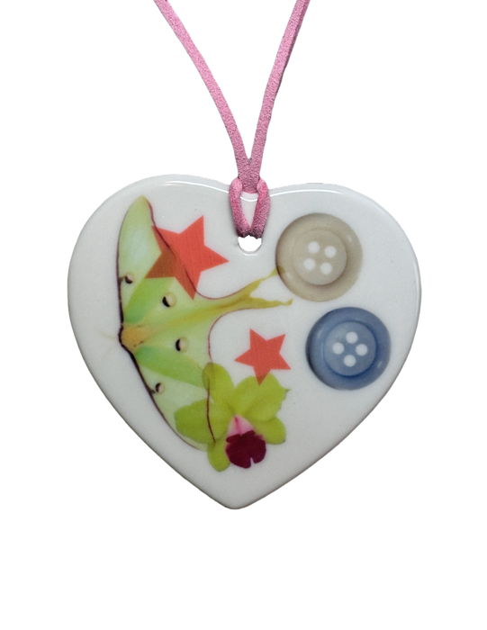 heart charm necklace 4