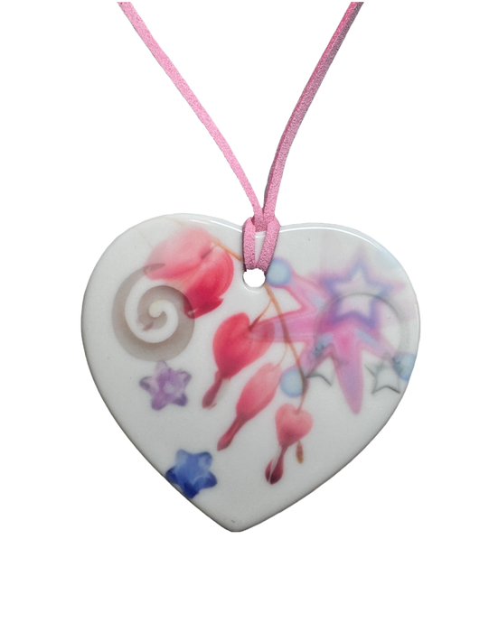 heart charm necklace 2