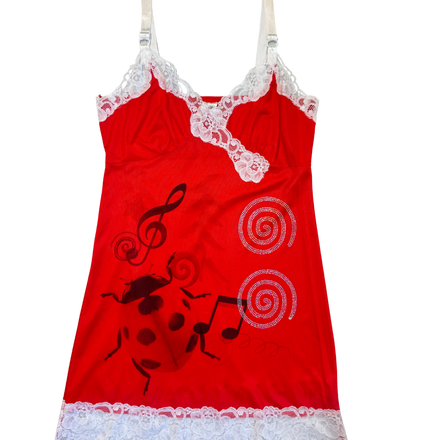 Collage Slip Dress - S