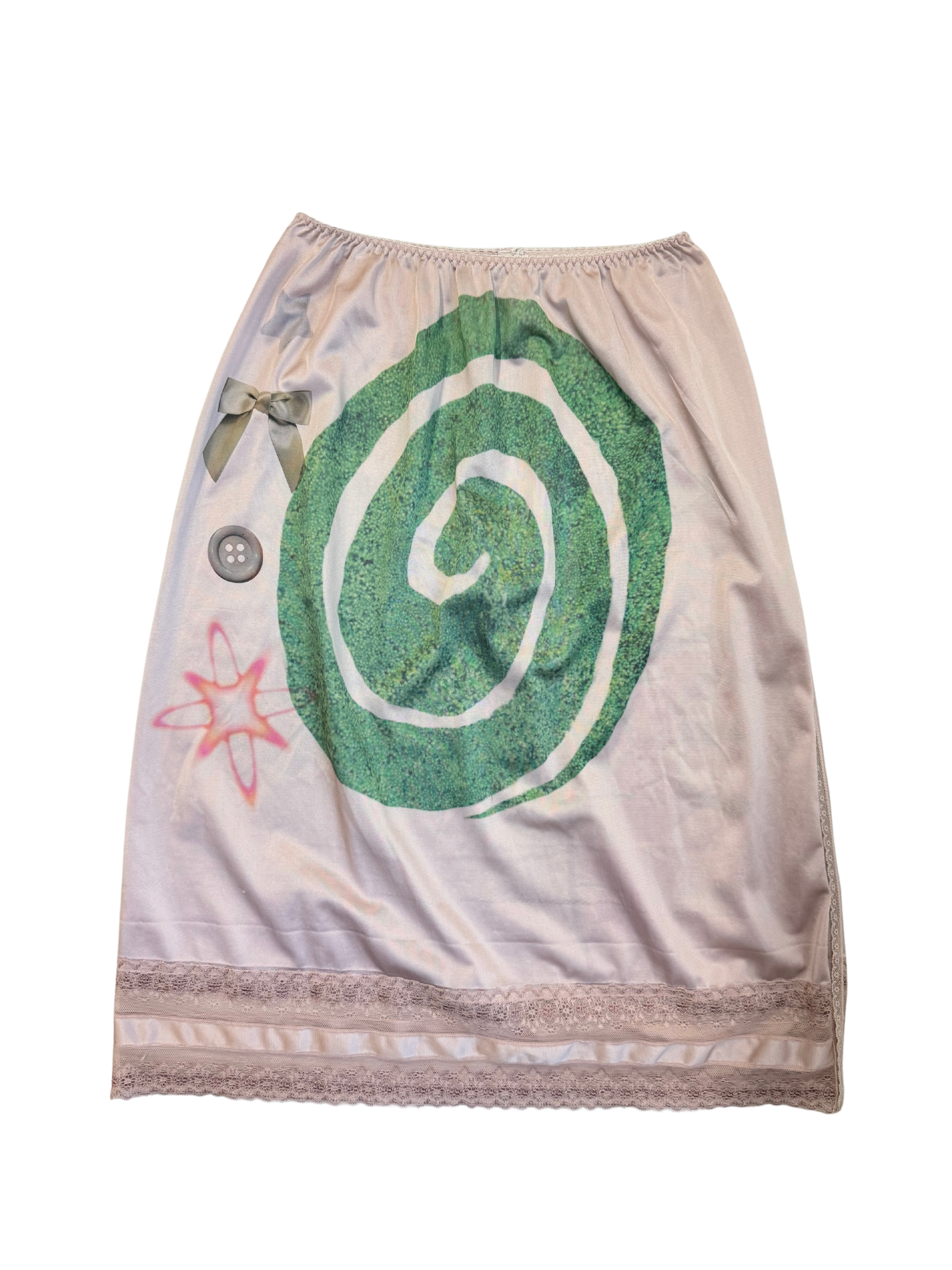 Collage Slip Skirt S-M