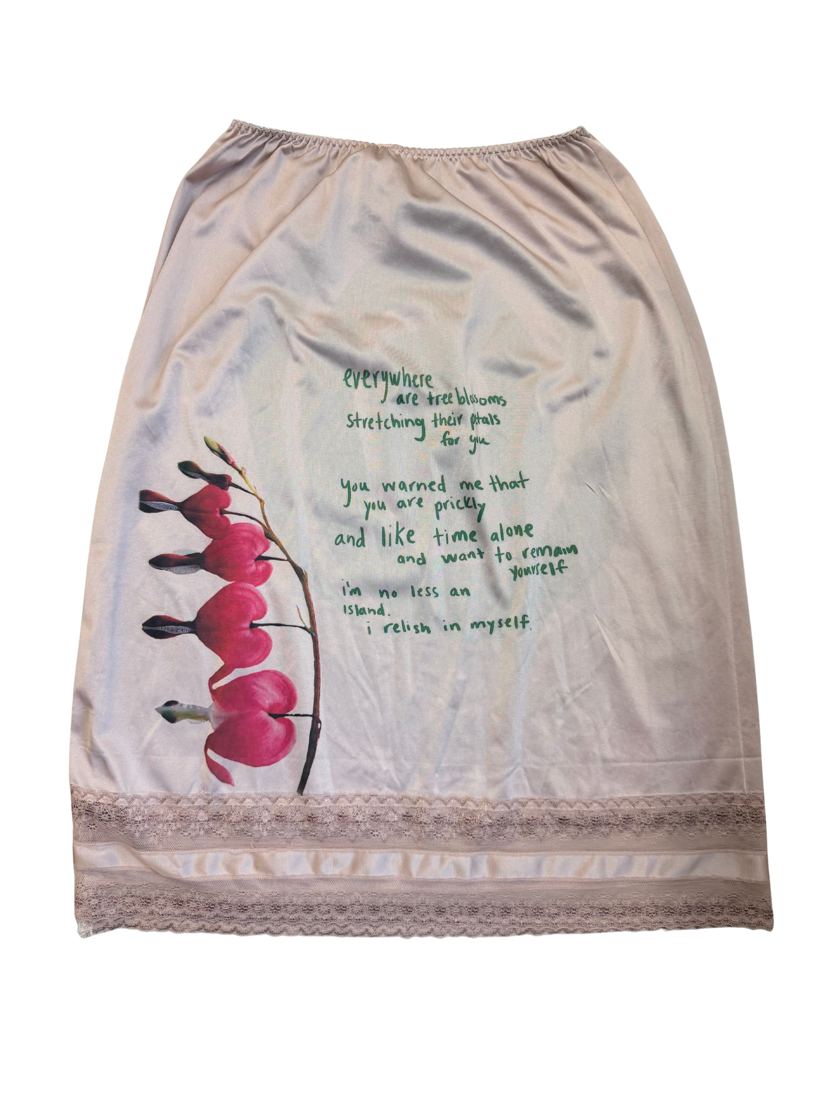 Collage Slip Skirt S-M