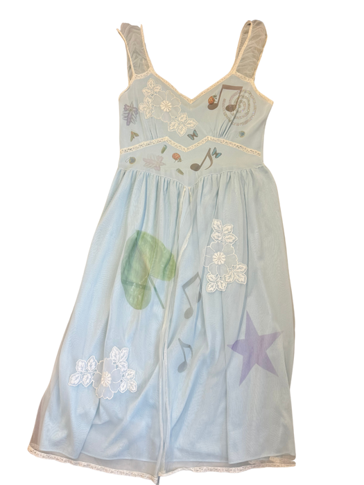Collage Slip Dress M-L