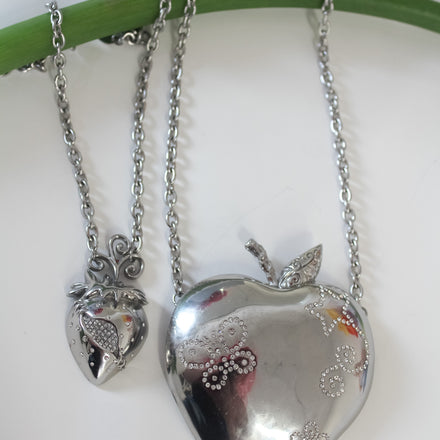 Strawberry & Apple Necklace Bundle