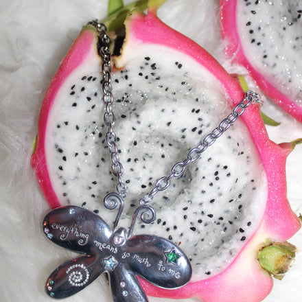 Everything Means So Much Butterfly Necklace