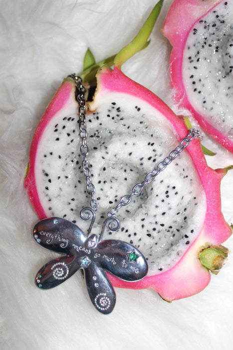 Everything Means So Much Butterfly Necklace