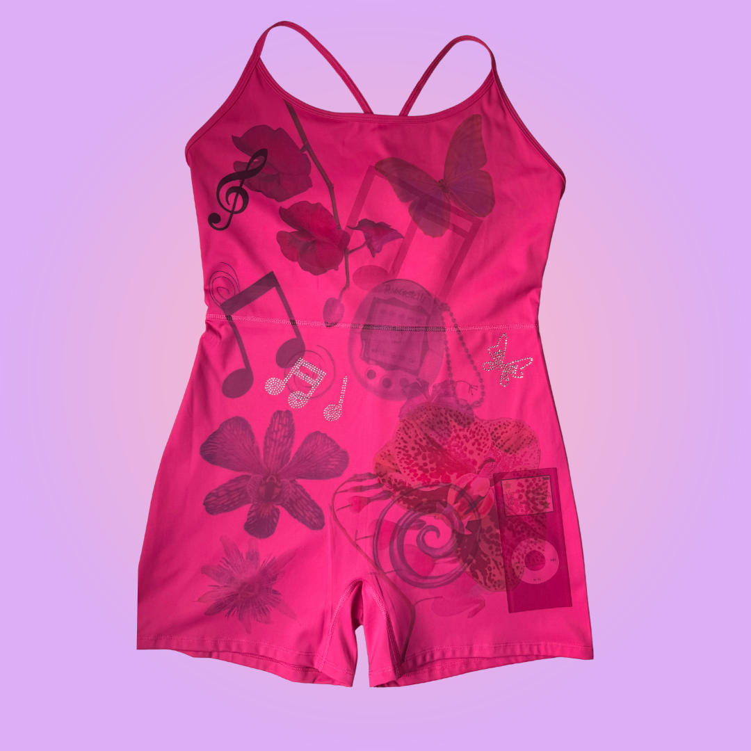 orchard*active pink sports romper xl – Orchard NYC
