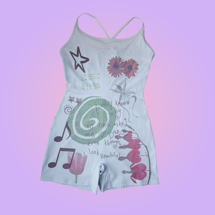 orchard*active blue sports romper m