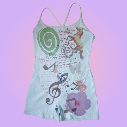 orchard*active blue sports romper l
