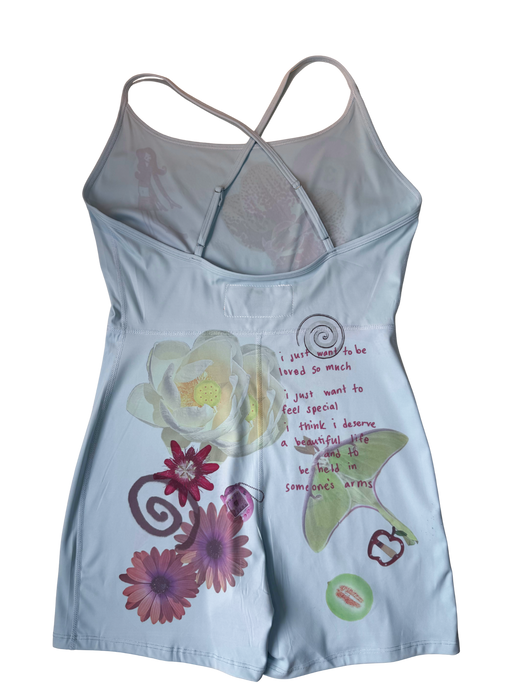 orchard*active blue sports romper xl