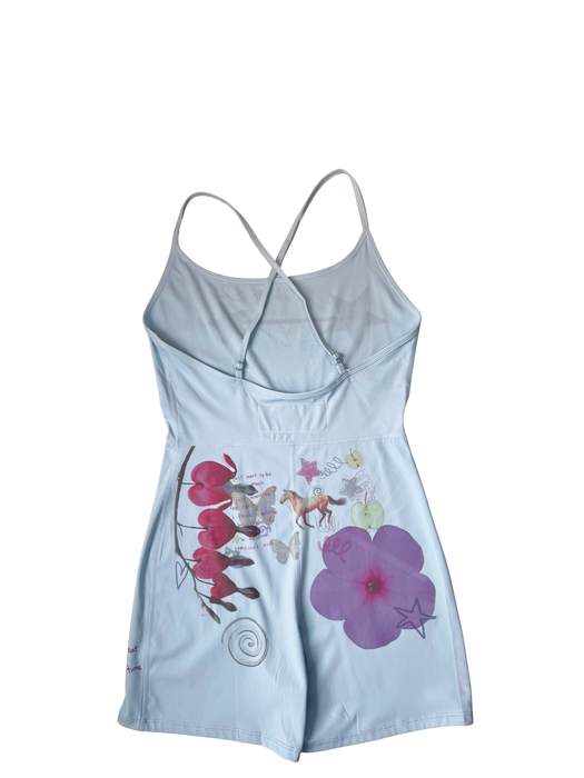 orchard*active blue sports romper l