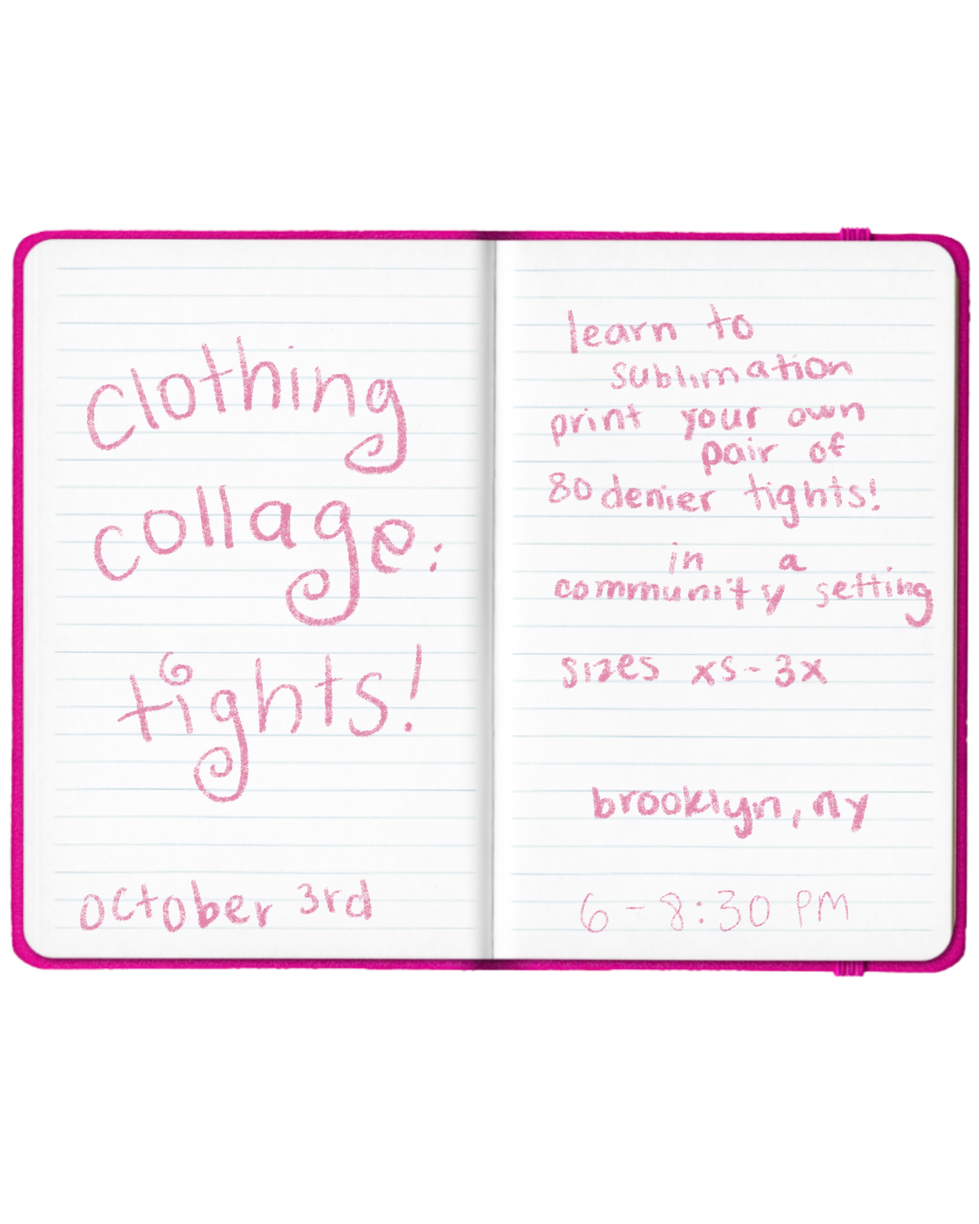 Clothing Collage: Tights Workshop 10/4