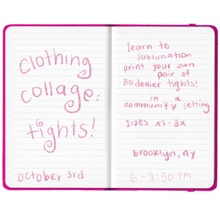 Clothing Collage: Tights Workshop 10/4