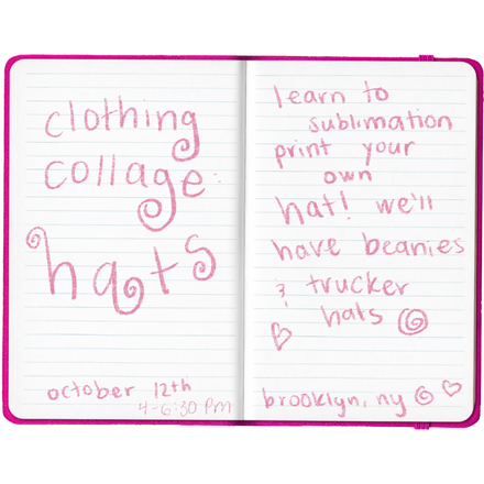 Clothing Collage: Hat Workshop 10/12
