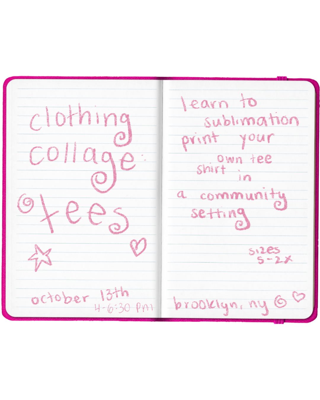 Clothing Collage: Tee Shirt Workshop 10/13