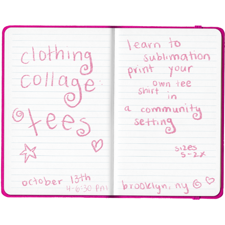 Clothing Collage: Tee Shirt Workshop 10/13