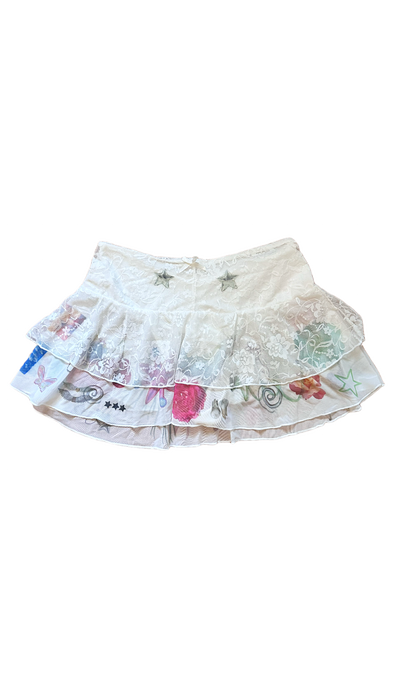Lace Mini Skirt 1